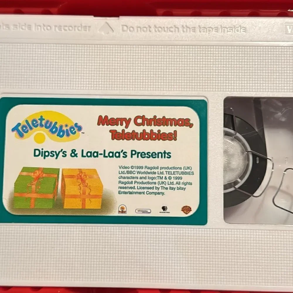 PBS KIDS TELETUBBIES CHRISTMAS VCR SET